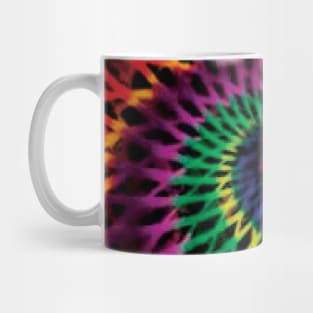 Reverse Spiral Neon Tie Dye Mug